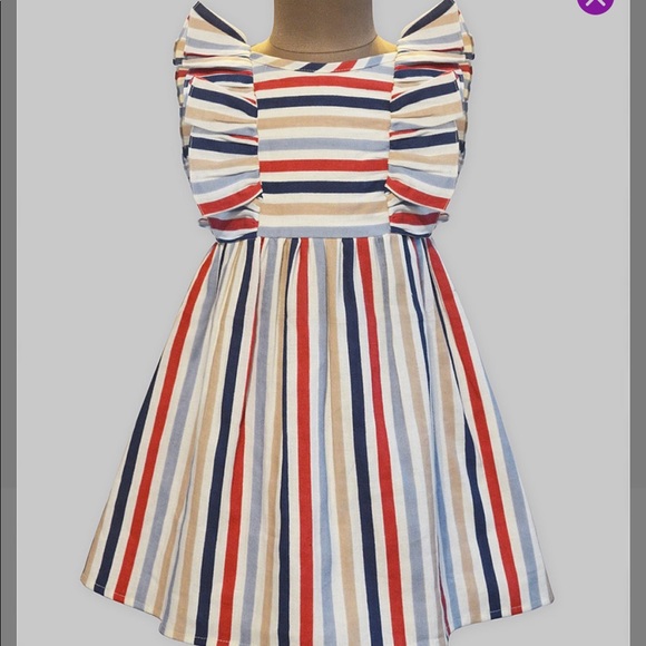 A.T.U.N. Other - Nautical Ruffle Dress